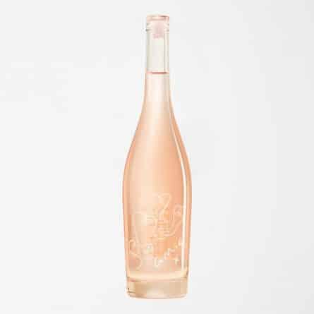A single bottle of Amie Organic Rose Wine from Panzer's
