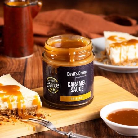 Devil's Churn Original Caramel Sauce lifestyle from Panzer's