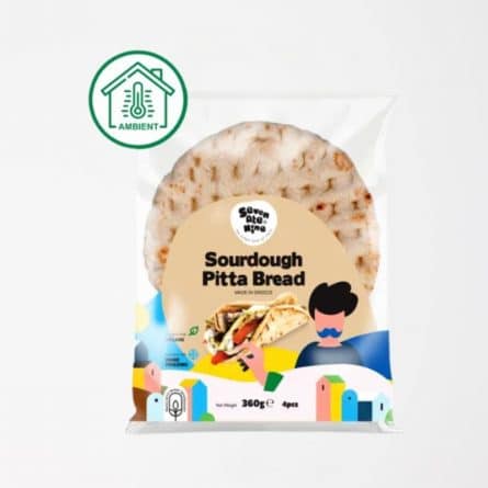 Seven Ate Nine Sourdough Pitta Bread from Panzer's