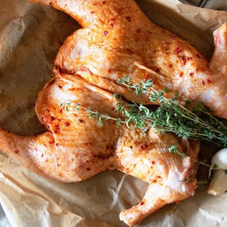 Sutton Hoo Chicken Spatchcock - Piri Piri Marinade