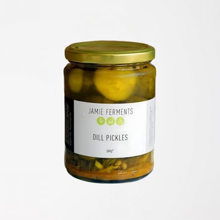 Jamie Ferments Dill Pickles from Panzer's