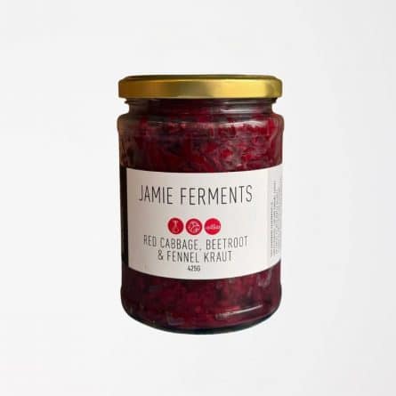 Jamie Ferments Red Cabbage, Beetroot & Fennel Kraut from Panzer's