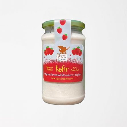 Brown Cow Organic Fermented Strawberry Yoghurt from Panzer's