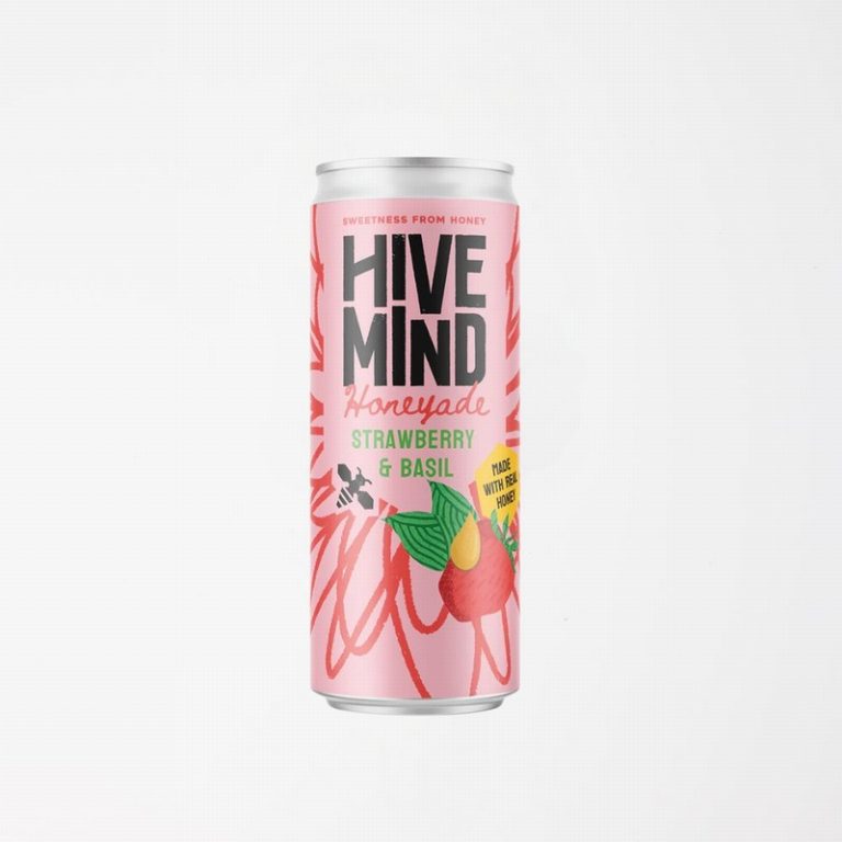 Hive Mind Strawberry & Basil Honeyade from Panzer's