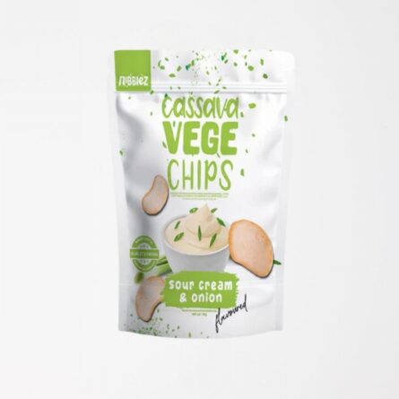 Nibblez Sour Cream & Onion Cassava Vege Chips from Panzer's