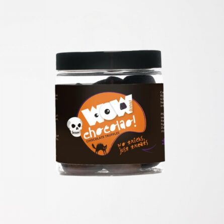 Wow Chocolao! No tricks just treats Chocolate Truffles Tub from Panzer's