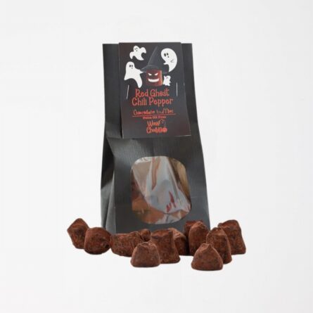 Wow Chocolao! Red Ghost Chili Peppers Chocolate Truffles from Panzer's