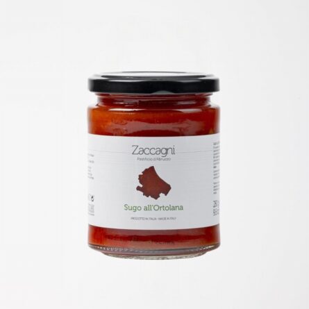 Zaccagni Ortolana Pasta Sauce from Panzer's Deli London