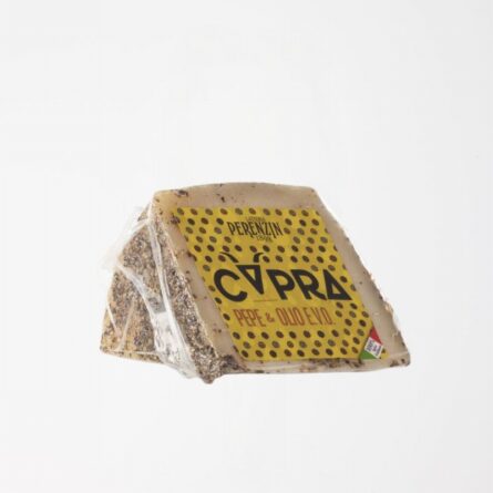 Caprino Goats cheese, infused with Pepper from Panzer's