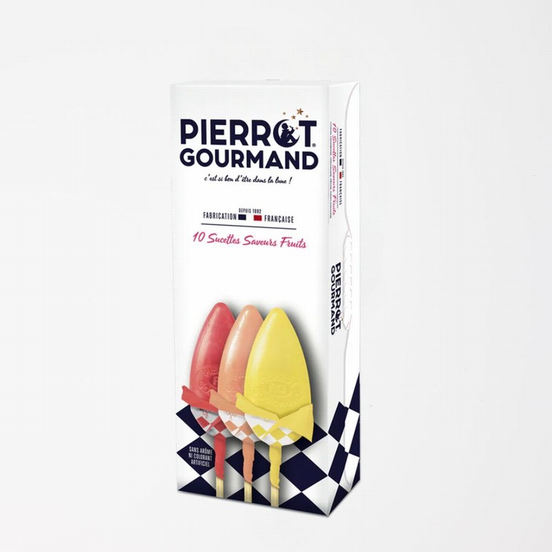 Pierrot Gourmand Fruit Flavoured Lollipos from Panzer's