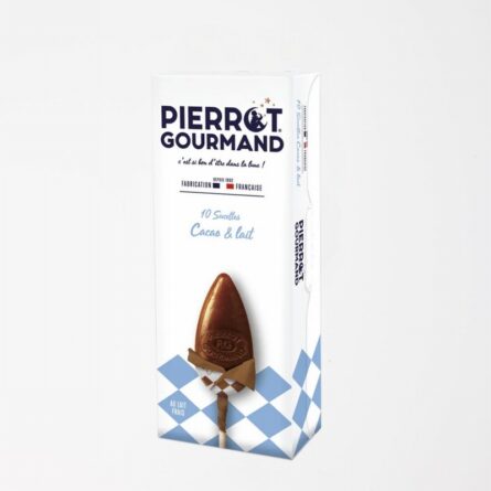 Pierrot Gourmand Cocoa & Milk Flavoured Lollipos from Panzer's
