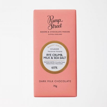 Pump Street Chocolate Rye Crumb, Milk & Sea Salt 60% from Panzer's