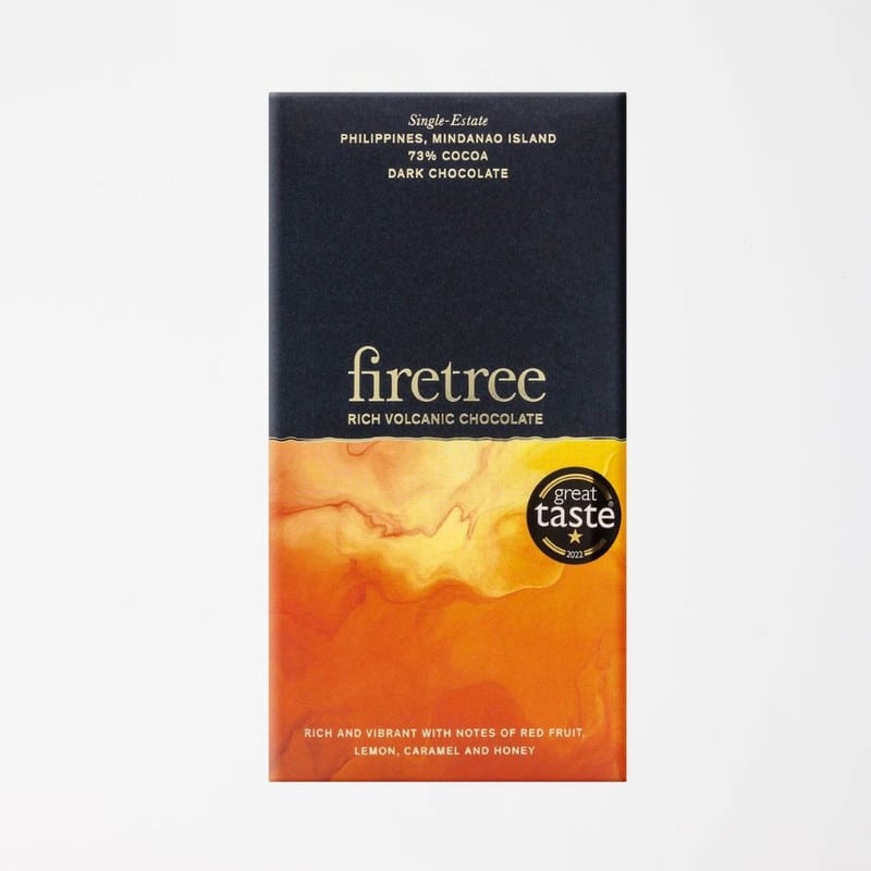 Firetree 73% single-estate dark chocolate bar from Mindanao Island, Philippines at Panzer's