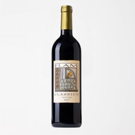 A bottle of Flam Classico Vintage 2017 Kosher Red Wine from Panzer's