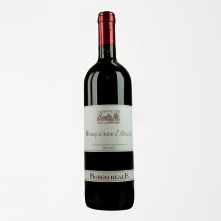 Bottle of Montepulciano d'Abruzzo Borgo Reale Red Wine from Panzer's