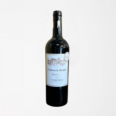 Bottle of Chateau La Bastide Corbieres Rouge Red Wine from Panzer's