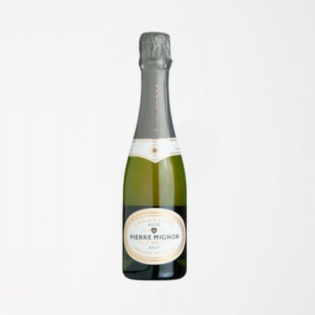 Half Bottle of Pierre Mignon Brut Rose Champagne from Panzer's