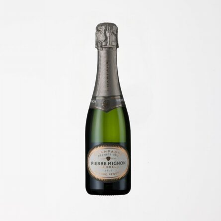 Bottle of Pierre Mignon Brut Premier Cru Champagne Half Bottle from Panzer's