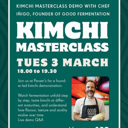Good Fermentation  Kimchi Demonstration Masterclass 3rd March