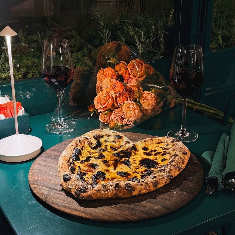 Valentine's 3 Course Dinner for Two on the Terrace at Panzer's