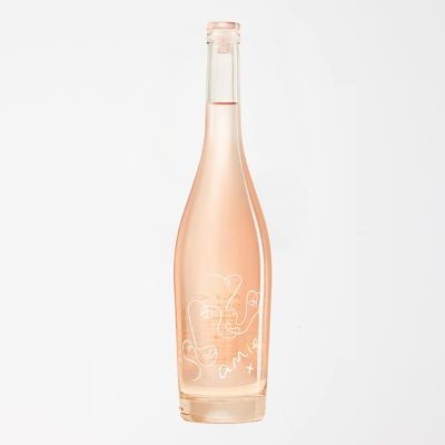 A single bottle of Amie Organic Rose Wine from Panzer's