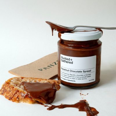 Hunted + Gathered organic Hazelnut Chocolate Spread from Panzer's